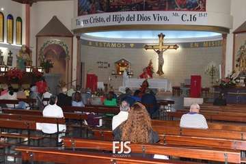 Misa y procesión en El Ejido de Telde/Francisco Javier Santana.